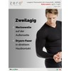 Relaxsan Zero 3420 Men's Long-Sleeved Thermal Shirt with V-Neck Merino