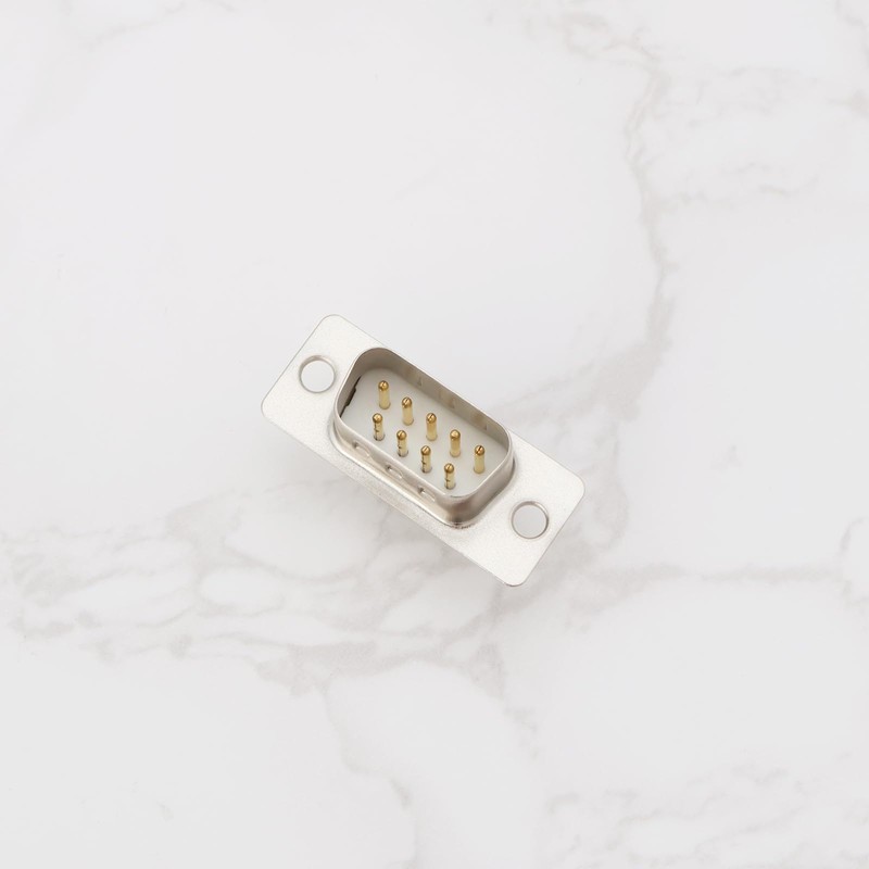 YINETTECH 10pcs DB9 RS232 Male 9 Pin D-SUB Serial Solder
