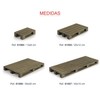 LACOR 61060 Mini Pallet Food Presentation, 100% Birch Wood, Durable