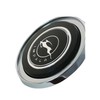 1Pc Steering Wheel Chrome Horn Ring Button Center Cap Assembly