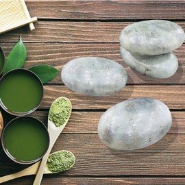 GOKTRO Rainbow Moonstone Palm Stone - Pocket Massage Worry Stone for Natural Body Chakra Balancing & Energy Healing Therapy - Premium Quality Crystal for On-the-Go Relaxation and Wellness