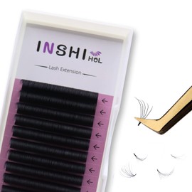 Lash Extensions 0.07 CC Curl 14mm Volume Lash Extensions，Easy Fan Volume Lashes Eyelash Extensions Rapid Blooming Eyelashes