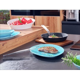 Leifheit Kitchen Tweezers 30 cm, Kitchen Tongs for Turning Steaks, Meat Tongs for Serving and Serving, Barbecue Tongs, Stainless Steel Cooking Tongs, Dishwasher Safe Barbecue Tweezers