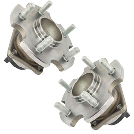 TRQ Rear Wheel Hub Bearings Assembly Set Compatible with 2009-2010 Pontiac Vibe Toyota Matrix
