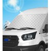VANNCAMP Windshield Cover for Ford Transit 2016-2025 Motorhome,Van, Front Window