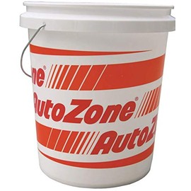 AutoZone 5 Gallon White Bucket, Storage or Cleaning