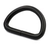 Wuuycoky 1" Inner Diameter Black D Rings Buckles D-ring Non-welded