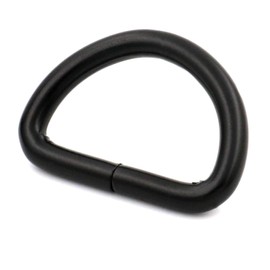 Wuuycoky 1" Inner Diameter Black D Rings Buckles D-ring Non-welded For Webbing Strapping Pack of 15