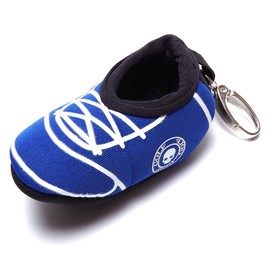 Grandios GD-GLBLCASE-BL Men's Golf Ball Case, 2 Pieces, Stylish, Golf Ball Holder, Pouch, Golf Equipment, Shoe Type, Carabiner Included, blue
