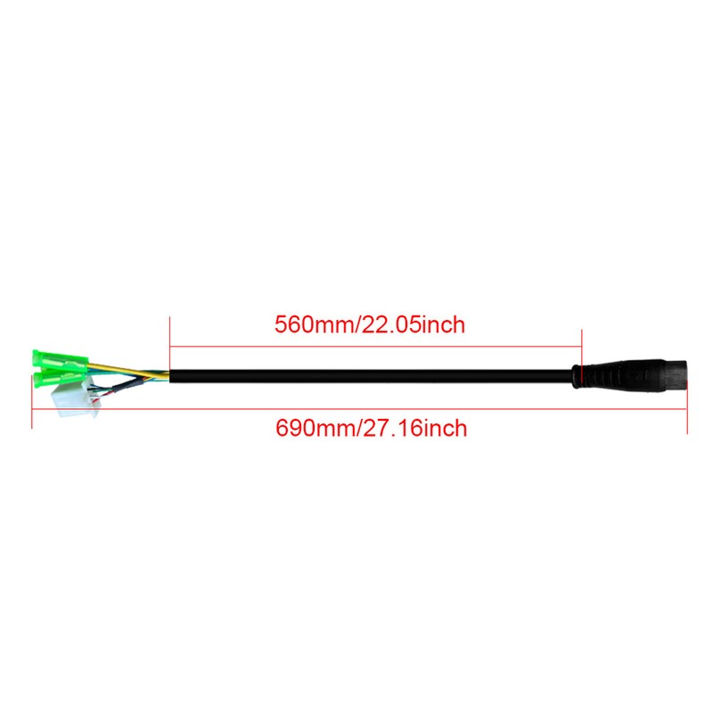 Electric Bike Motor Conversion Cable 9 Pin Convert Extension Cable