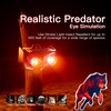 Solar Animal Repeller-Nocturnal Coyote Deterrent with Upgraded Frequency Flashing Lights-Waterproof