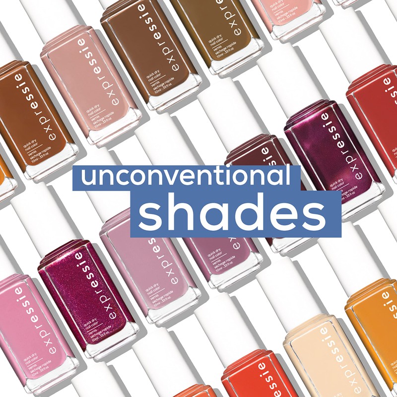 essie expressie Quick-Dry Vegan Nail Polish Dial It Up Collection,