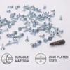 SKIR'CO (Pack of 100) Galvanised Steel 3.5 x 10 mm