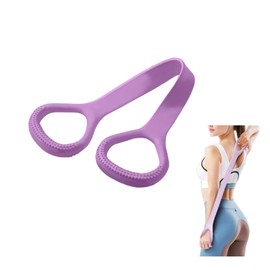 1 Pcs Resistance Band, Arm Back Shoulder Exercise Elastic Rope Stretch Fitness Band, Foot, Leg, Hand Stretcher, Arm Exerciser for Yoga Pilates Stretching Physical Therapy, Home Gym Workout