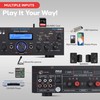 Pyle Wireless Bluetooth Power Amplifier System- 200W Dual Channel Sound