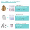 GOGOODA Laundry Mesh Wash Bags for Delicates (5 Set-2L, 2M,