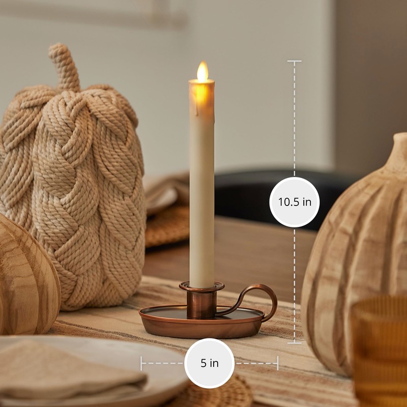 Luminara - Flameless LED Battery Operated Flickering Window Taper Candle