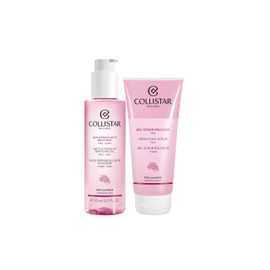 Collistar Cofanetto Regalo Detersione Delicata, Olio Struccante 150ml + Gel Scrub Viso 100ml, Rimuove Make-up Waterproof, Esfoliante Delicato, Pelle Sensibile, Made in Italy