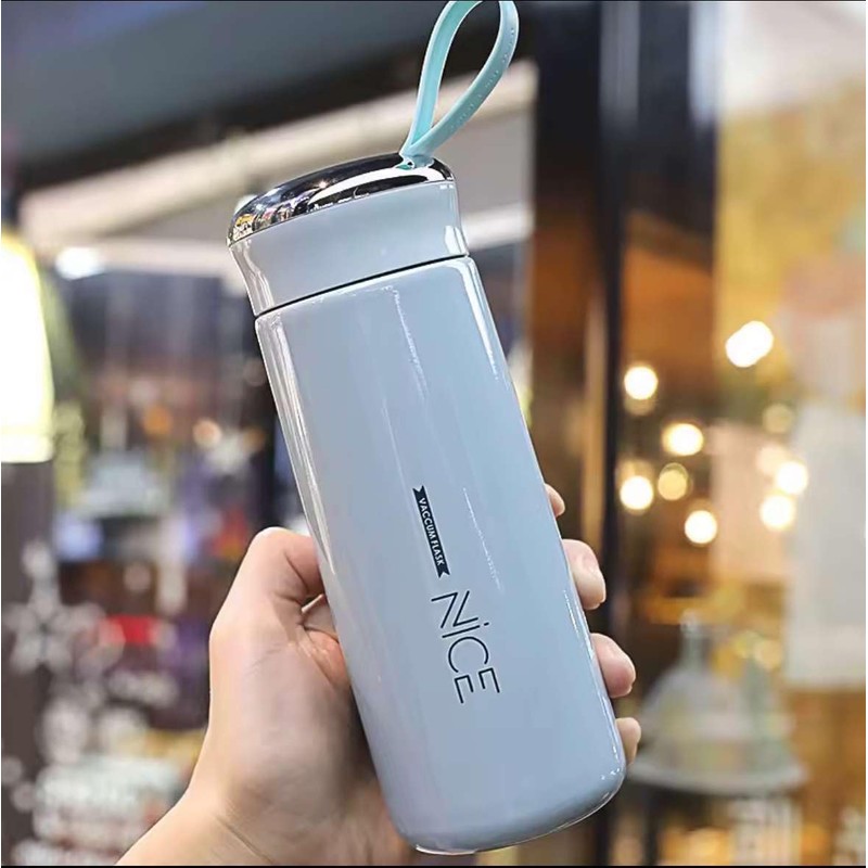Glass-Lined Water Bottle – No Microplastics, 100% BPA-Free, Leakproof &