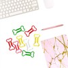 Paper Clips Colorful Cute Dog Bone Shape Paper Clip for