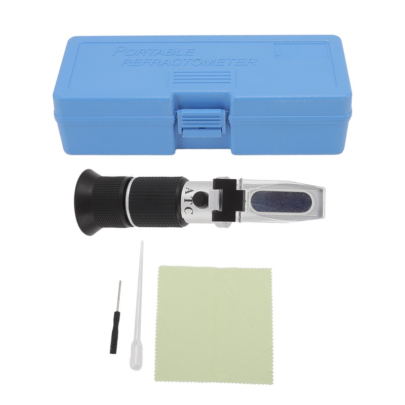 0‑80% Brix Meter Refractometer Portable Handheld Brix Refractometer for Measuring