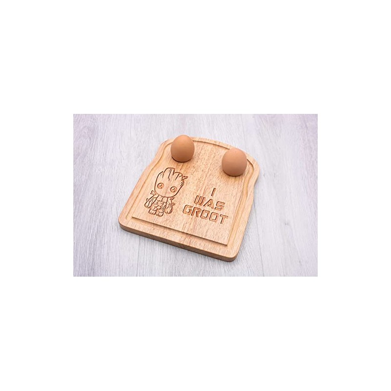 I was Groot Hardwood Breakfast Boiled Egg Board 24cm x