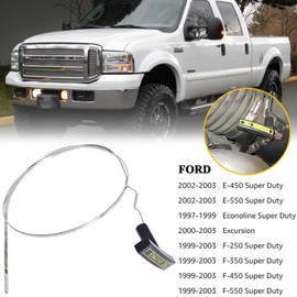E-Vniko Engine Oil Level Dipstick Indicator Compatible for 1999-2003 Ford F250 F350 F450 F550 Excursion 7.3L Replacement Diesel Stainless Steel Oil Level Indicator F81Z-6750-DA 917-371
