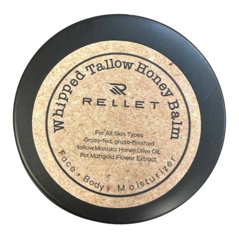 RELLET Beef Tallow and Honey Balm for Skin : Grass