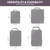 Eono Compression Packing Cubes, Luggage Organiser Set, Extensible Suitcase Organiser,