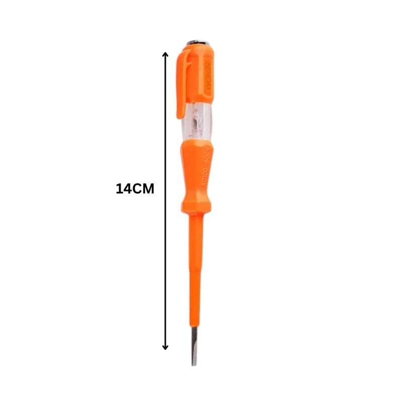 ebuyerfix Voltage Tester Electric Tester AC 100-500V Voltage Test Slotted