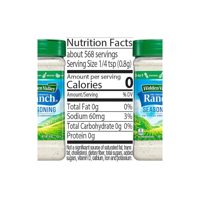 Hidden Valley Ranch Salad Dressing and Ranch Seasoning Mix 16oz