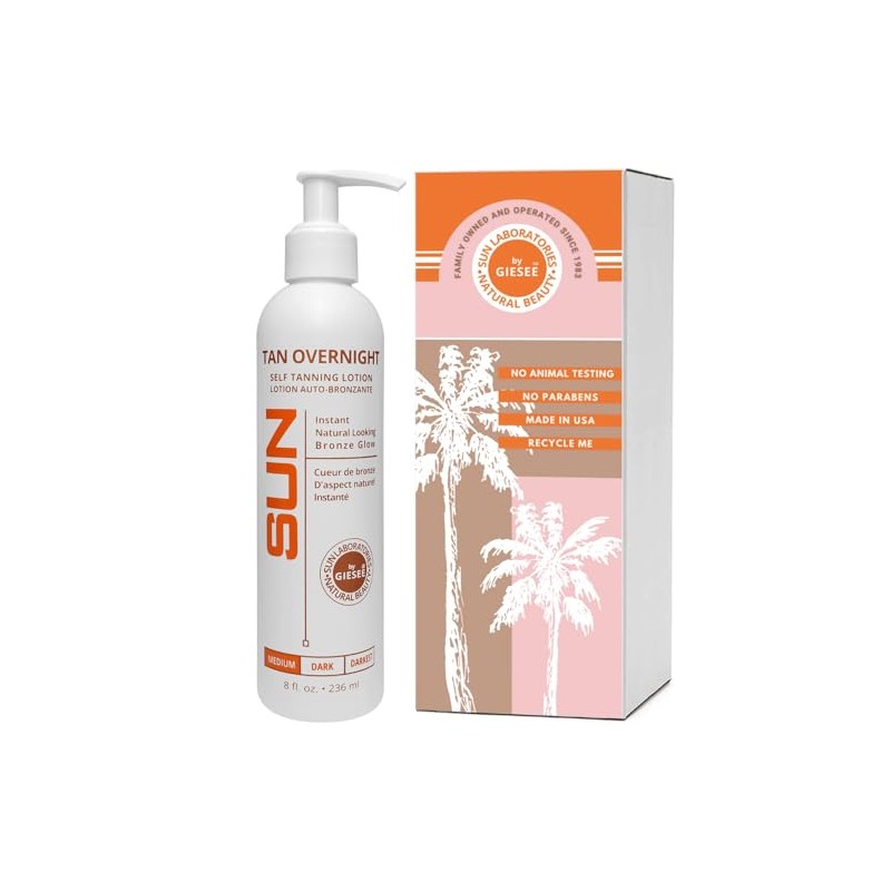 Sun Self Tanning Lotion in Medium 8 fl oz /