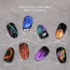 Coikaze Magnetic Gel 6 Color Set, Galaxy Color Gel, Cats