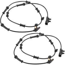 WEDOAUTO 2Pcs Front Left and Right Side ABS Wheel Speed Sensor Fit for Jeep Wrangler 2007 2008 2009 2010 2011 2012 2013 2014 2015 2016 2017, for Jeep Wrangler JK 2018 Replace# 68003281AC, 68003281AA