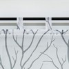 Eslir Roman Blind with Loops, Roman Shade for Kitchen, Transparent