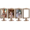Meonua Double Sided Standing Picture Frames 4x6 Inch Pedestal Photo