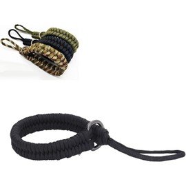 Correa para la Muñeca de la Cámara, Cordón para la Muñeca de la Mano de 35 Cm de Largo para Fotógrafos de Cámaras DSLR sin Espejo, Fácil de Instalar (BLACK)