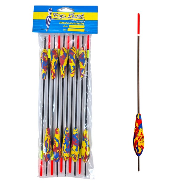 PRO Filstar Top Float Waggler Fishing Floats Set 10 Pieces