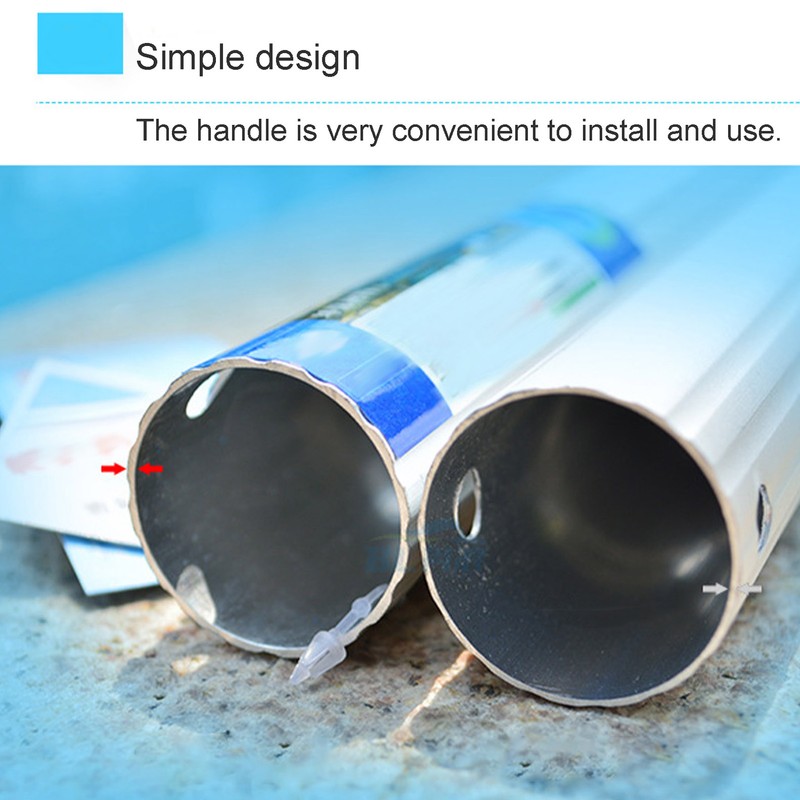 Swimming Pool Pole Aluminium Alloy Telescopic Pool Pole Thickened Pool