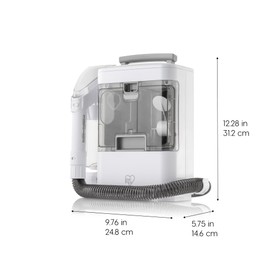 IRIS USA Carpet Spot Cleaner Machine with Auto Spray for Low Pile Carpets, Couch, Sofa, Upholstery, Car Detailing,Shallow Berber Rug, Lightweight Portable Chemical-Free Stain Remover 500mL Water Tank