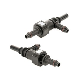 LST Set of 2 T-piece fuel line quick coupling counterpart 7.89-8 mm