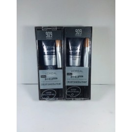 L'Oréal x2 L'oreal loreal Hip High Intensity Pigments Cream Shadow Paint 909 Steely