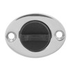 2pcs 316 Stainless Steel Marine Drain Plug Oval Garboard Transom