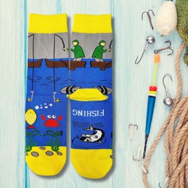 IRISGOD I'd Rather Be Funny Dress Socks for Men and Women Humor Joke Gifts