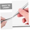 KOMBIUDA 4pcs Stainless Steel Tweezers Jewelry Tweezers for Making Beading