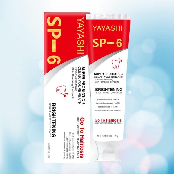 YAYASHl [Upgraded Version] YAYASHI SP-6 Probiotic Whitening Toothpaste, Free of
