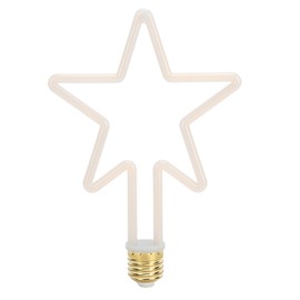 LED Decorative Bulb E27/2700K 8W 5‑Pointed Star Light Lamp for Festival Indoor 220‑240V