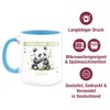 Tasse Tassen 325ml - Schulanfang - Schulkind 2025 mit Pandabär