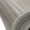 Pleated Marine Vinyl Upholstery Fabric Very Light Gray Sample 3"