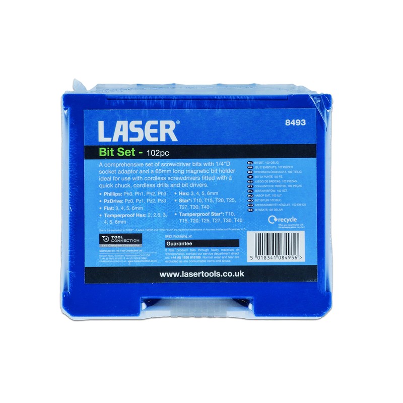 Laser 8493 Bit Set 102pc
